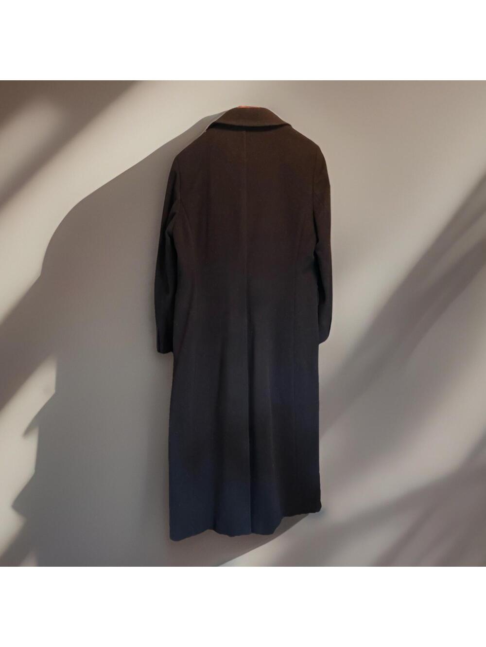 Spring Clearance! Marvin Richards Long Black Winter Coat Size 6 - Picture 3 of 8